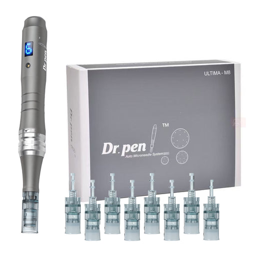 Dr Pen M8 Cordless Microneedling Pen - Contains 10 Cartridges